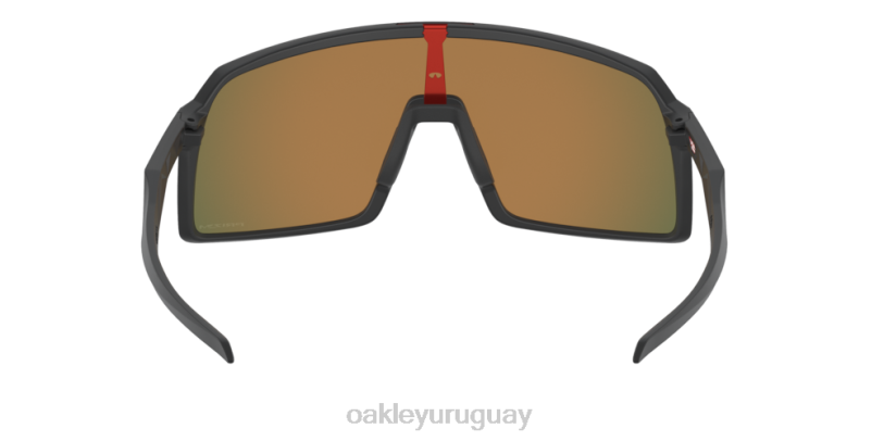 Oakley sutro (ajuste de puente bajo) XT4H473 gafas Lentes prizm ruby, montura negra mate.