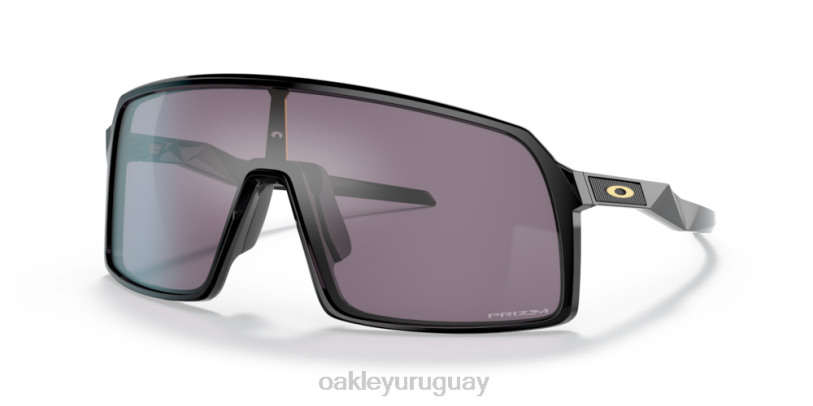 Oakley sutro (ajuste de puente bajo) XT4H474 gafas lentes gris prizm, montura negra pulida