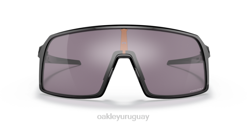 Oakley sutro (ajuste de puente bajo) XT4H474 gafas lentes gris prizm, montura negra pulida