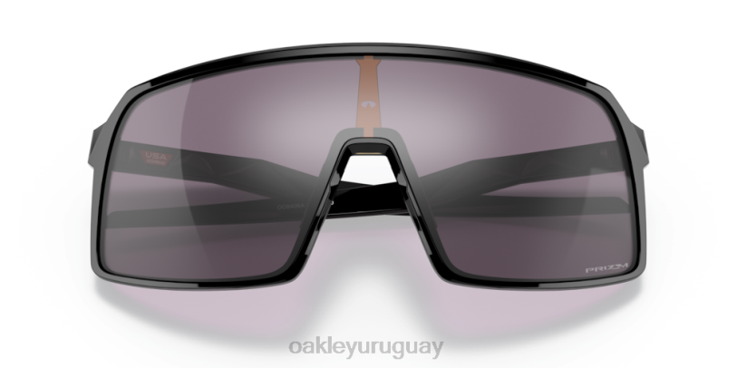 Oakley sutro (ajuste de puente bajo) XT4H474 gafas lentes gris prizm, montura negra pulida