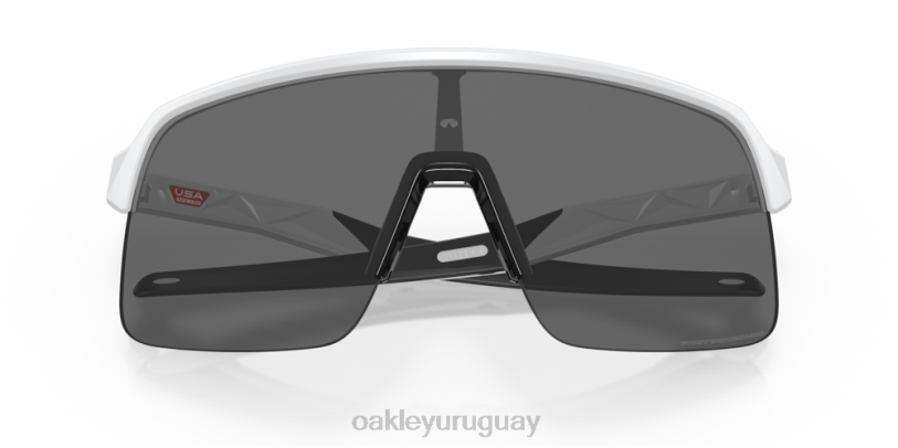 Oakley sutro lite (ajuste de puente bajo) XT4H454 gafas Lentes fotocromáticas de iridio de transparente a negro, montura blanca mate