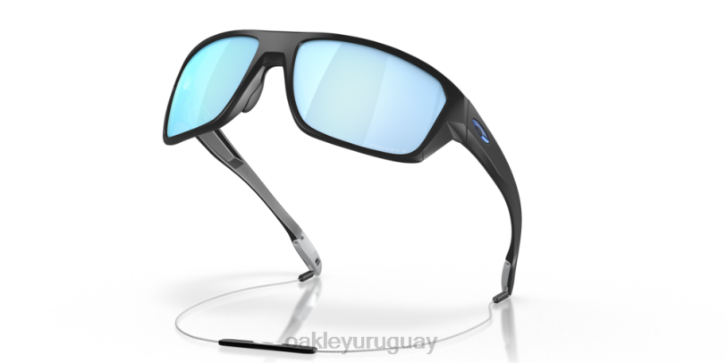 Oakley tiro dividido XT4H299 gafas Lentes prizm polarizadas deep water, montura negra mate
