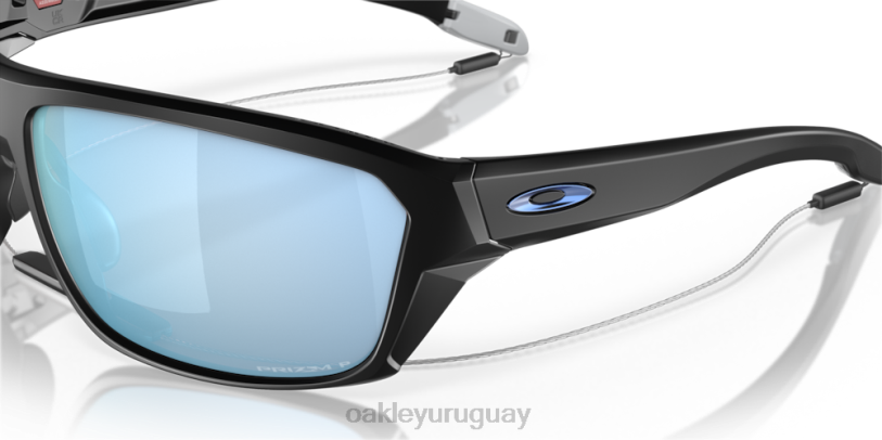 Oakley tiro dividido XT4H299 gafas Lentes prizm polarizadas deep water, montura negra mate