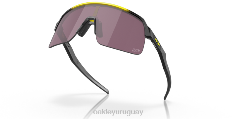 Oakley tour de francia 2022 sutro lite XT4H999 gafas lentes prizm road negras, montura amarilla difuminada