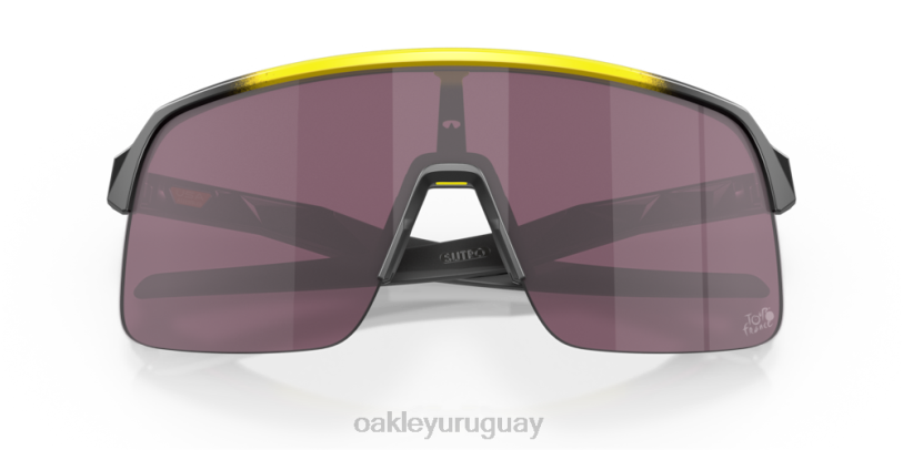Oakley tour de francia 2022 sutro lite XT4H999 gafas lentes prizm road negras, montura amarilla difuminada