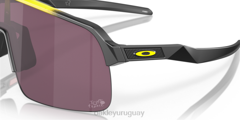 Oakley tour de francia 2022 sutro lite XT4H999 gafas lentes prizm road negras, montura amarilla difuminada