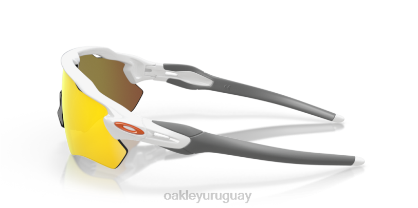 Oakley trayectoria del radar ev XT4H26 gafas Lentes Fire Iridium, montura blanca pulida.