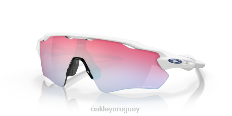 Oakley trayectoria del radar ev XT4H29 gafas Lentes Prizm Snow de zafiro, montura blanca pulida.