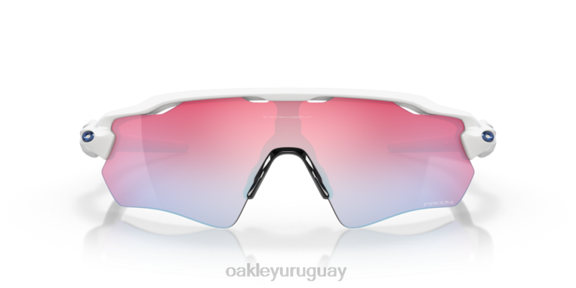 Oakley trayectoria del radar ev XT4H29 gafas Lentes Prizm Snow de zafiro, montura blanca pulida.