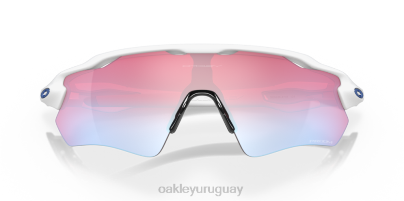 Oakley trayectoria del radar ev XT4H29 gafas Lentes Prizm Snow de zafiro, montura blanca pulida.