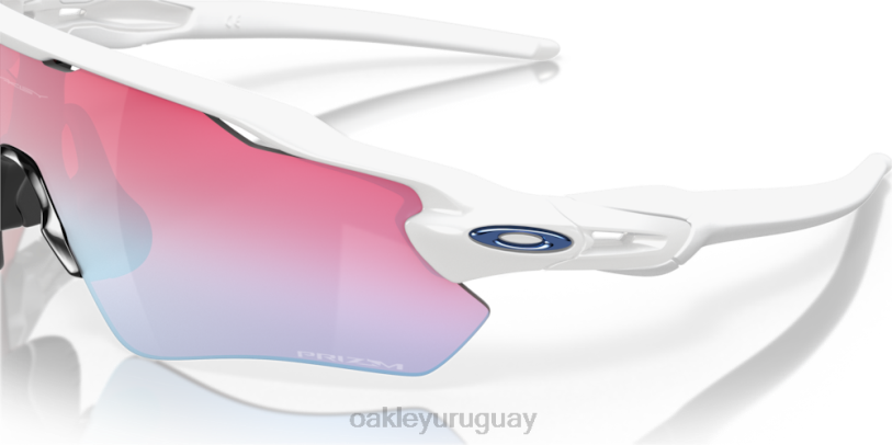 Oakley trayectoria del radar ev XT4H29 gafas Lentes Prizm Snow de zafiro, montura blanca pulida.