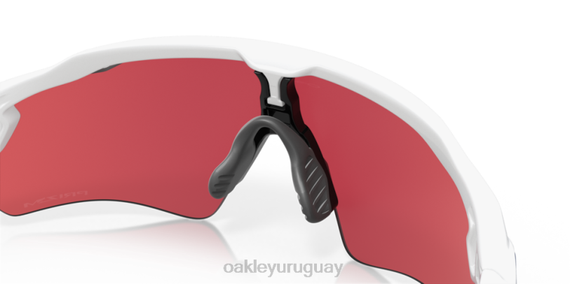 Oakley trayectoria del radar ev XT4H29 gafas Lentes Prizm Snow de zafiro, montura blanca pulida.