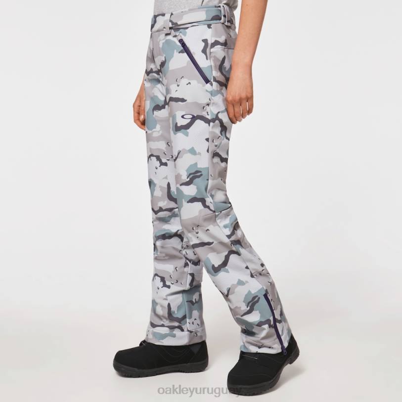 Oakley pantalón softshell para mujer XT4H2799 ropa b1b camuflaje gris