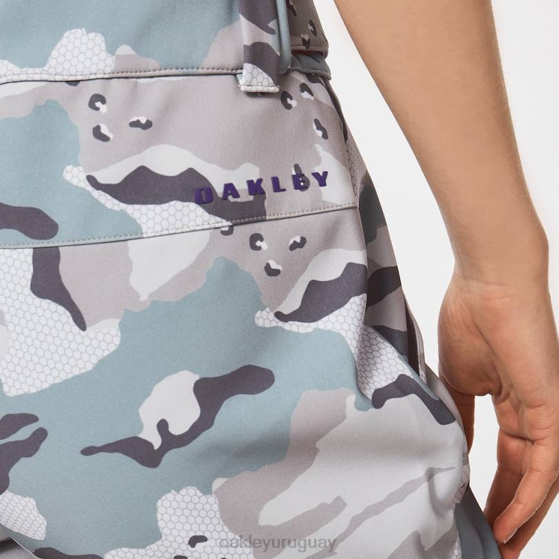 Oakley pantalón softshell para mujer XT4H2799 ropa b1b camuflaje gris