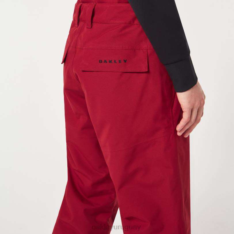 Oakley mejor pantalón aislante cedar rc XT4H2903 ropa rojo hierro