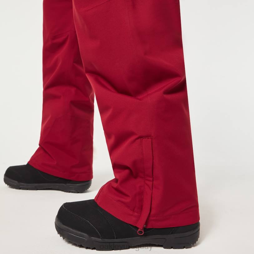 Oakley mejor pantalón aislante cedar rc XT4H2903 ropa rojo hierro