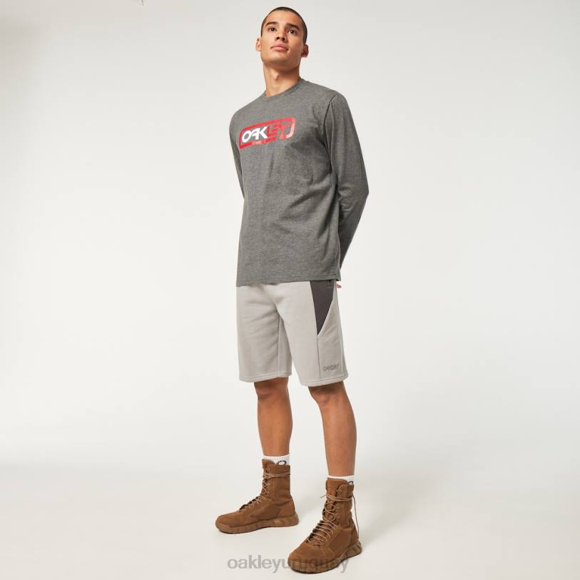Oakley pantalones cortos de retroceso XT4H2746 ropa gris piedra