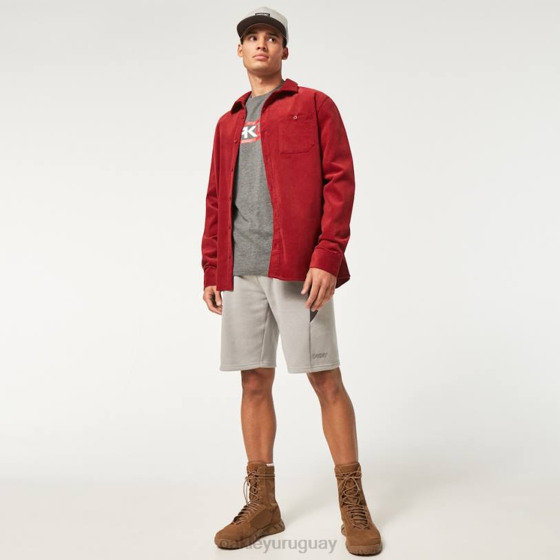 Oakley pantalones cortos de retroceso XT4H2746 ropa gris piedra