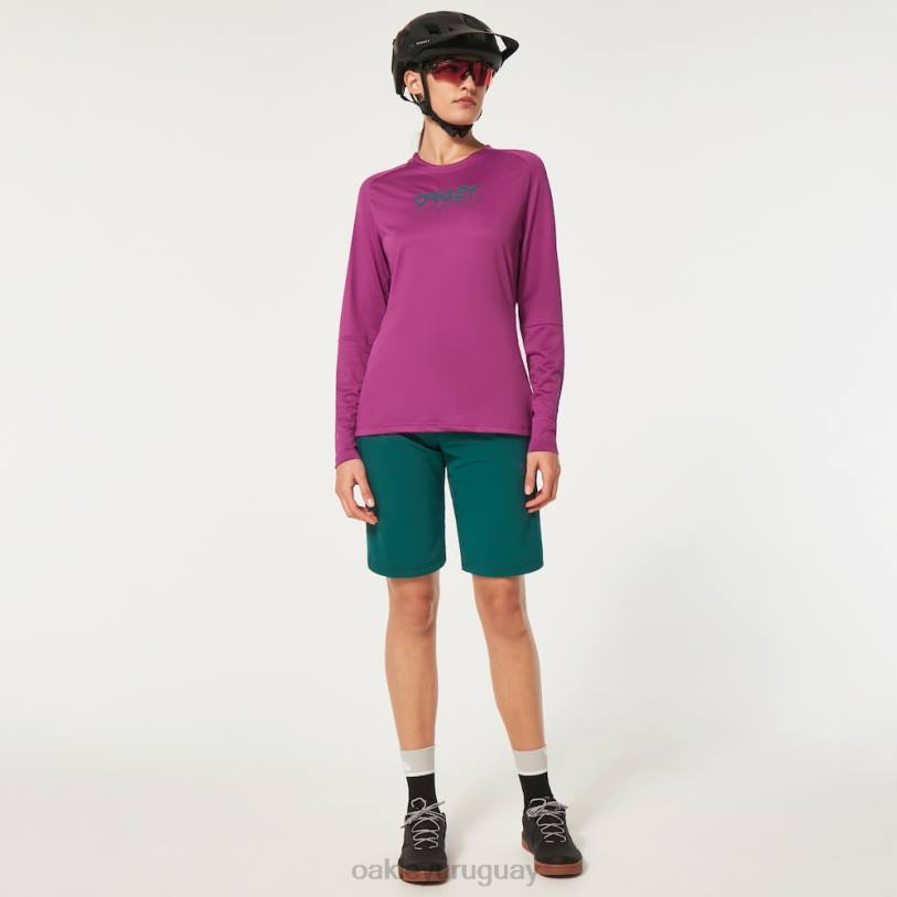Oakley pantalones cortos mtb drop mujer XT4H2784 ropa arándano