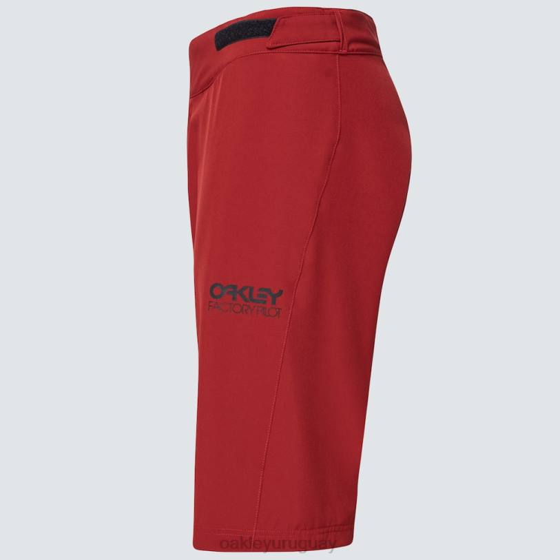 Oakley piloto de fábrica lite corto XT4H2849 ropa rojo hierro
