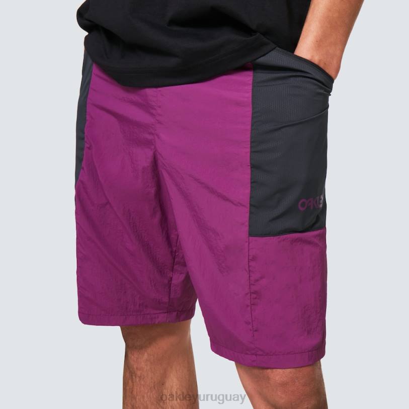 Oakley shorts plegables retro lite XT4H2883 ropa morado oscuro