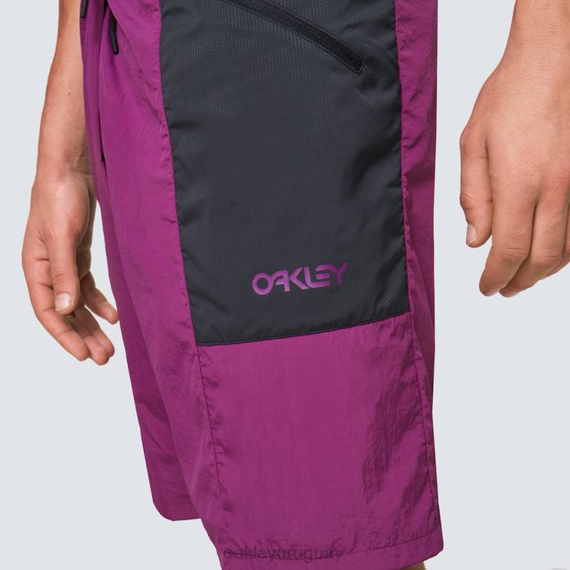 Oakley shorts plegables retro lite XT4H2883 ropa morado oscuro