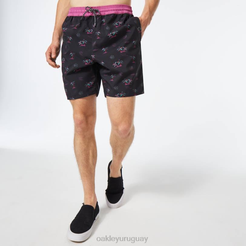 Oakley Tropicos b1b rc 18" pantalón corto de playa XT4H2780 ropa tono negro