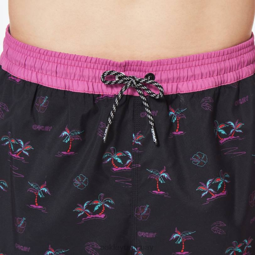 Oakley Tropicos b1b rc 18\" pantalón corto de playa XT4H2780 ropa tono negro