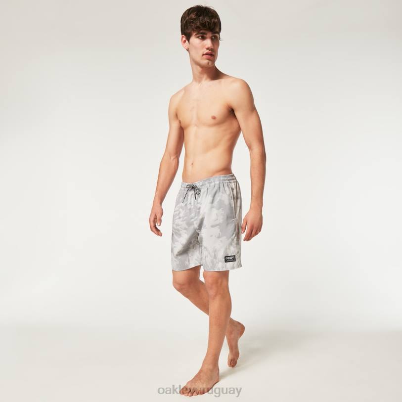 Oakley Wanderlust 18" rc playa corto XT4H2733 ropa teñido anudado gris montaña pt