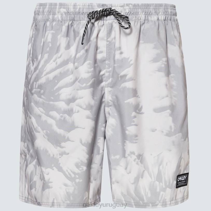 Oakley Wanderlust 18\" rc playa corto XT4H2733 ropa teñido anudado gris montaña pt