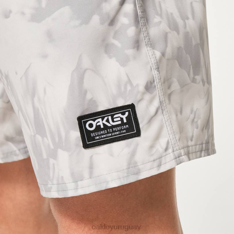 Oakley Wanderlust 18\" rc playa corto XT4H2733 ropa teñido anudado gris montaña pt