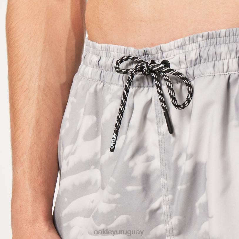 Oakley Wanderlust 18\" rc playa corto XT4H2733 ropa teñido anudado gris montaña pt