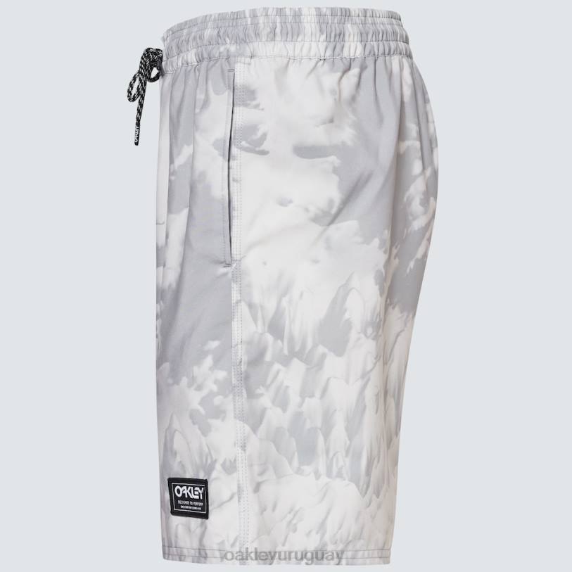 Oakley Wanderlust 18\" rc playa corto XT4H2733 ropa teñido anudado gris montaña pt