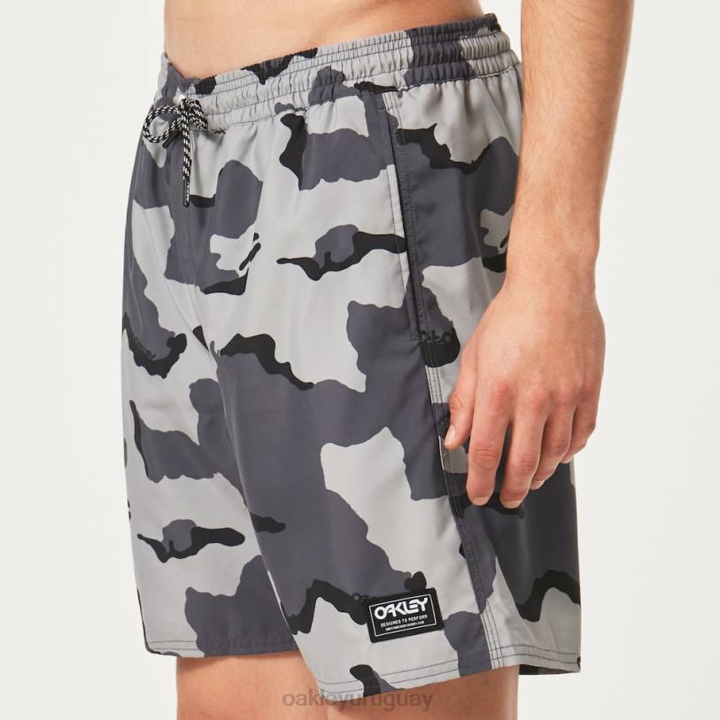 Oakley Wanderlust 18\" rc playa corto XT4H2734 ropa b1b camuflaje gris oscuro