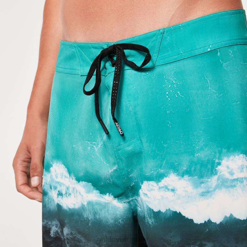 Oakley bañador blanco de 20\" XT4H2910 ropa ola verde menta