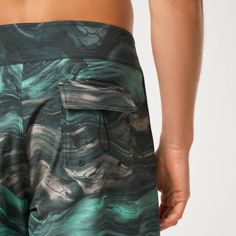 Oakley bañador de 19\" con remolino de mármol XT4H2907 ropa magma verde menta