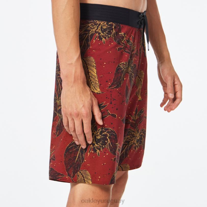 Oakley bañador ohana floral de 20\" XT4H2894 ropa rana flor roja