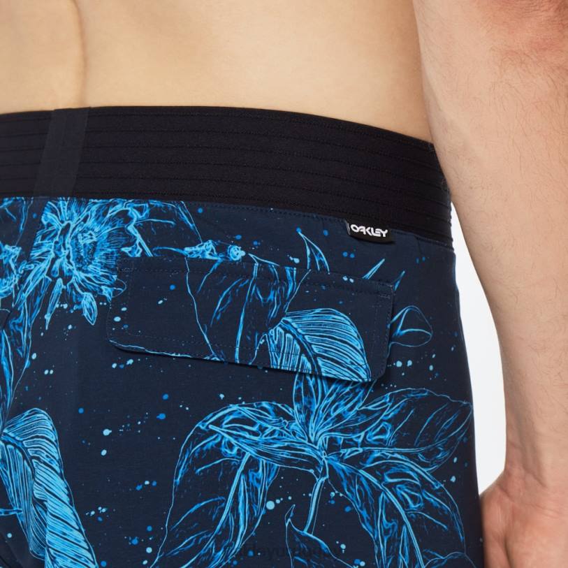 Oakley bañador ohana floral de 20\" XT4H2895 ropa rana flor azul