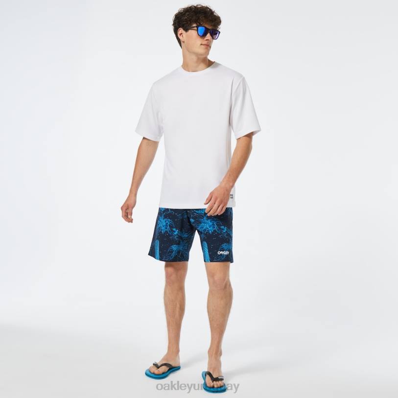 Oakley bañador ohana floral de 20\" XT4H2895 ropa rana flor azul