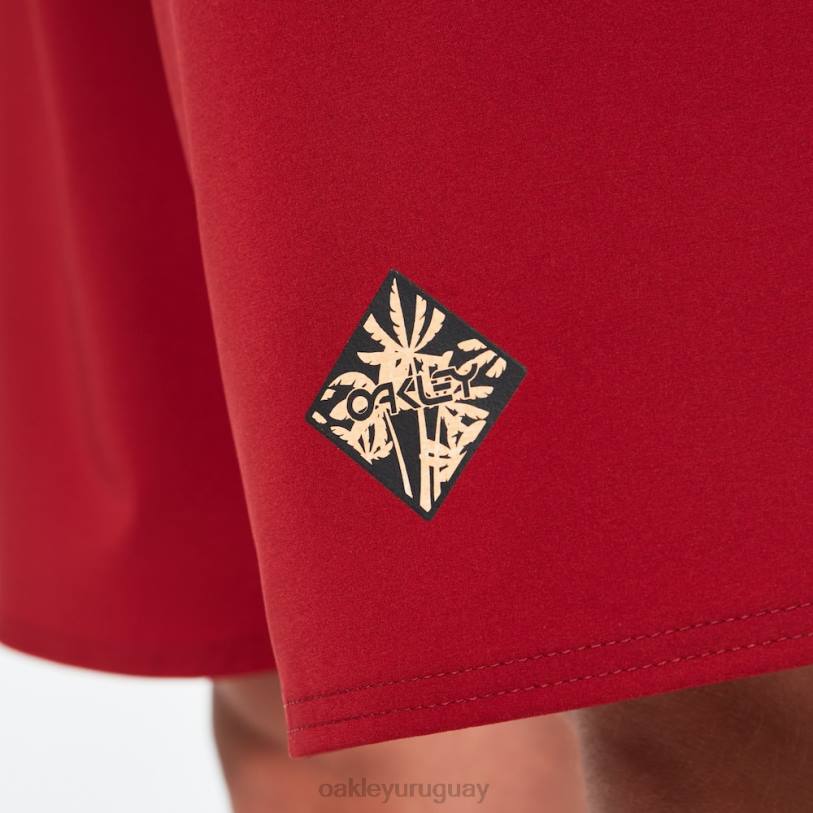 Oakley bañador palms b1b de 20\" XT4H2779 ropa rojo hierro