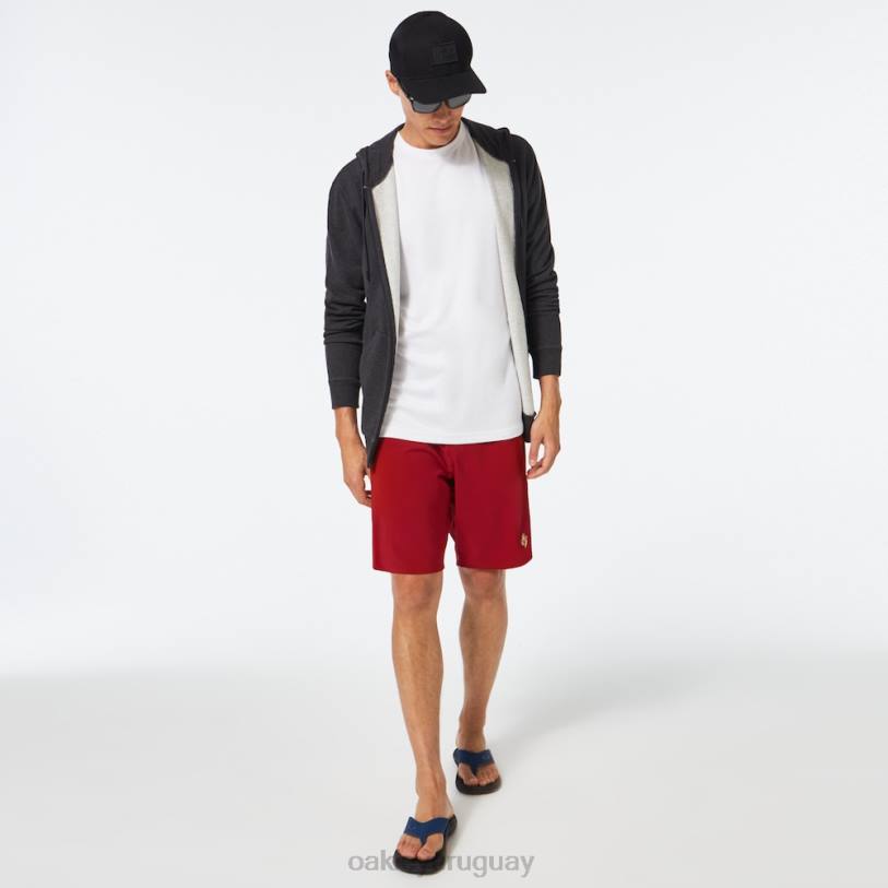 Oakley bañador palms b1b de 20\" XT4H2779 ropa rojo hierro