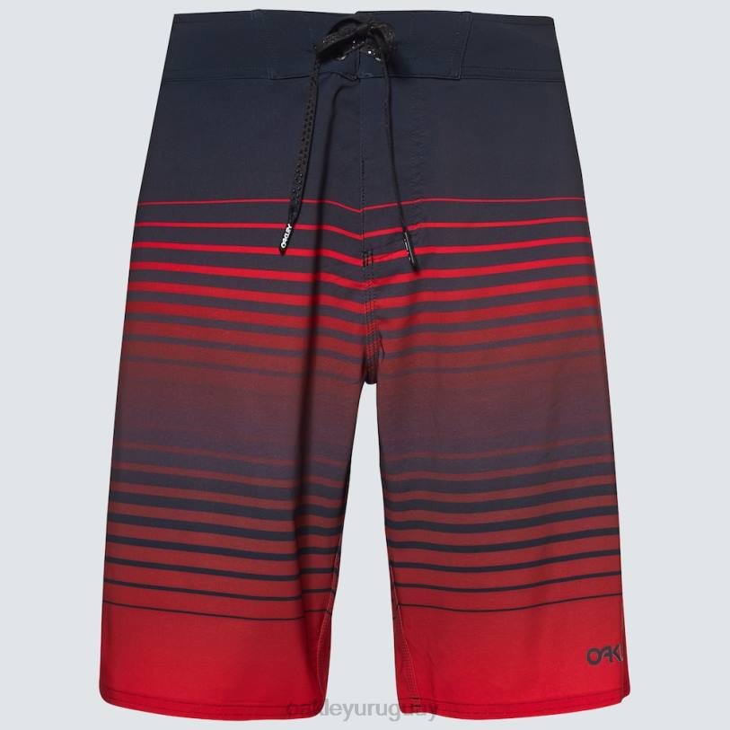 Oakley bañador rc de 21\" desvanecido XT4H2835 ropa rayas negras/rojas