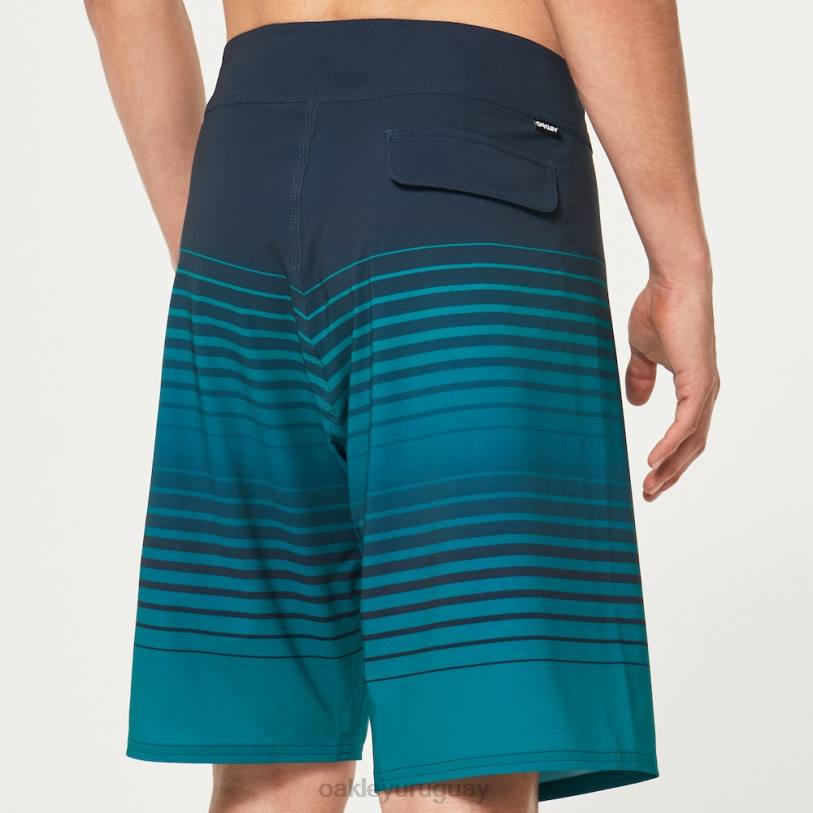 Oakley bañador rc de 21\" desvanecido XT4H2836 ropa rayas verdes/braza