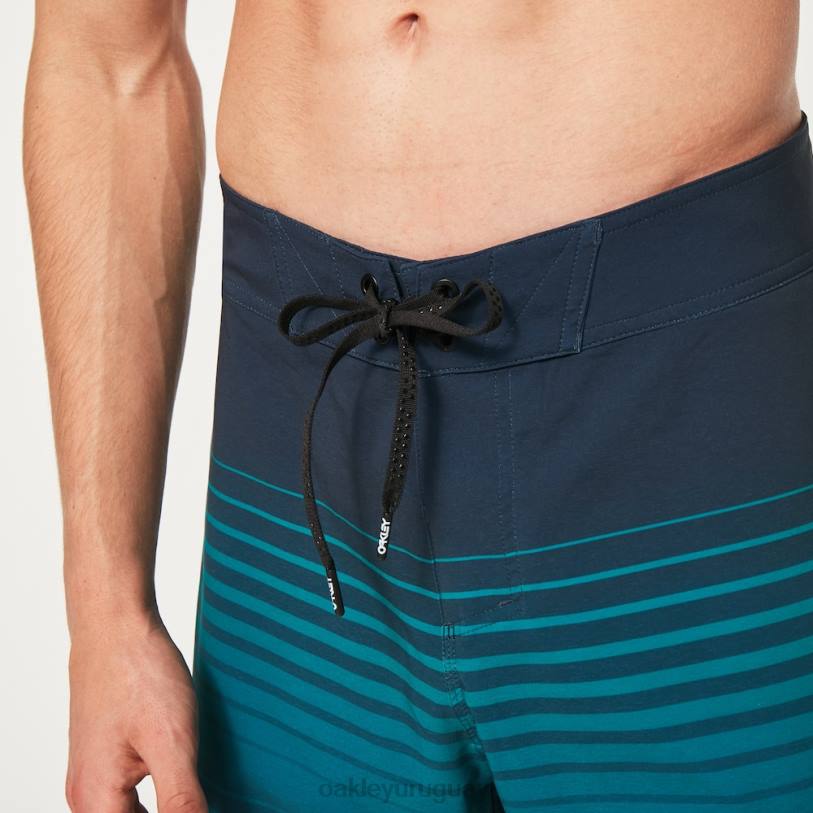 Oakley bañador rc de 21\" desvanecido XT4H2836 ropa rayas verdes/braza