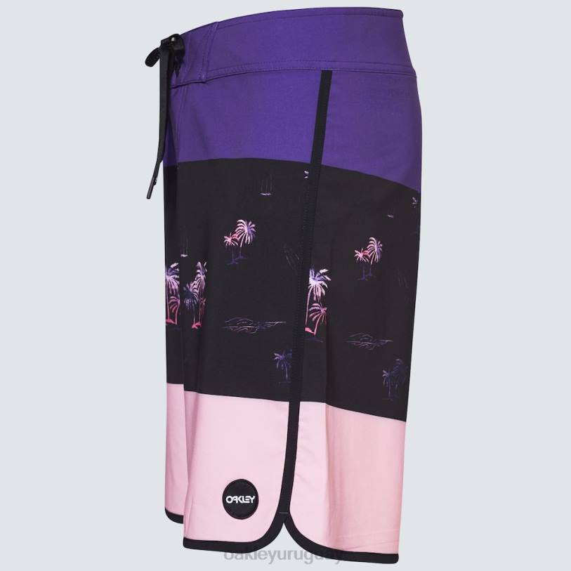 Oakley bañador tropics st 19\"rc XT4H2766 ropa rayas de palmas negras