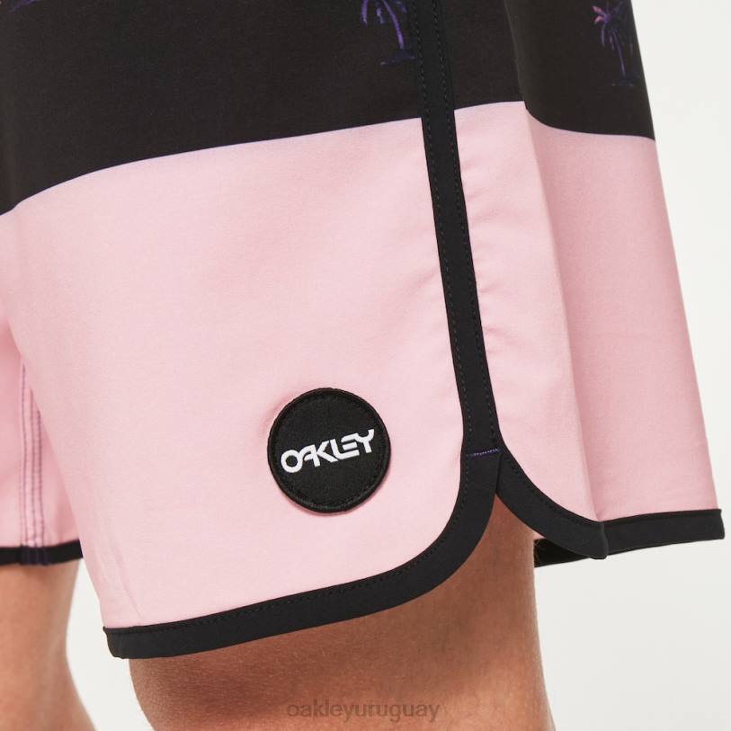 Oakley bañador tropics st 19\"rc XT4H2766 ropa rayas de palmas negras