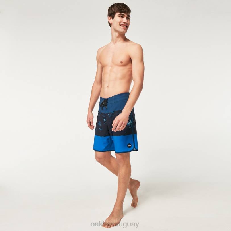 Oakley bañador tropics st 19"rc XT4H2767 ropa rayas de palmas azules