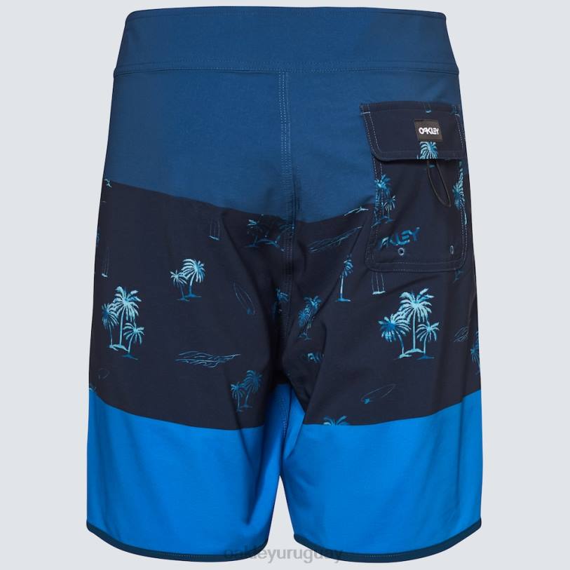 Oakley bañador tropics st 19\"rc XT4H2767 ropa rayas de palmas azules