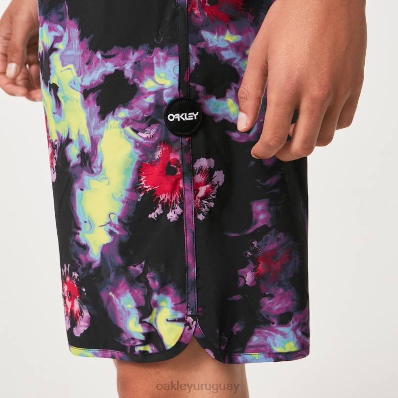 Oakley boardshort floral de 19\" XT4H2905 ropa estampado de flores ácidas