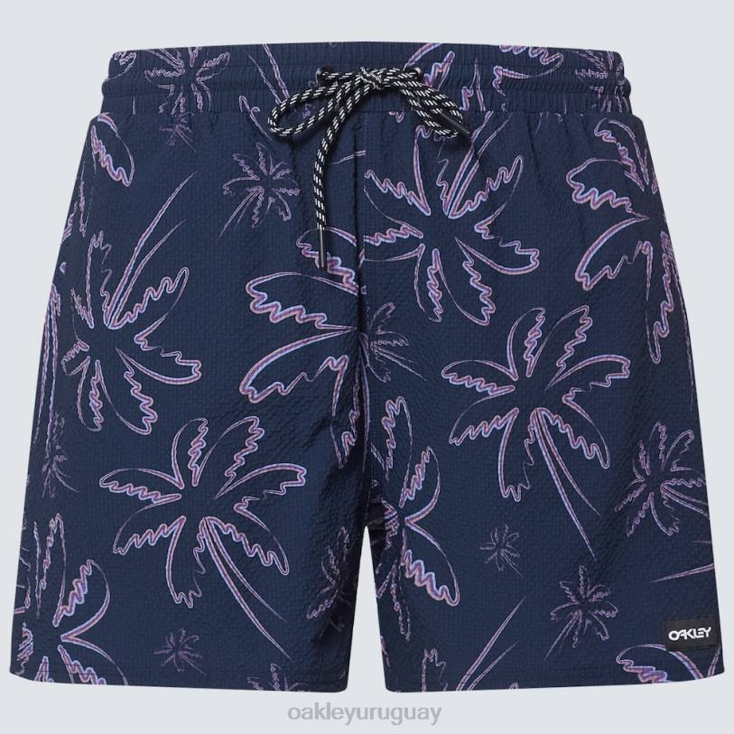 Oakley short de playa deco palms rc XT4H2916 ropa tres lineas palmas azules